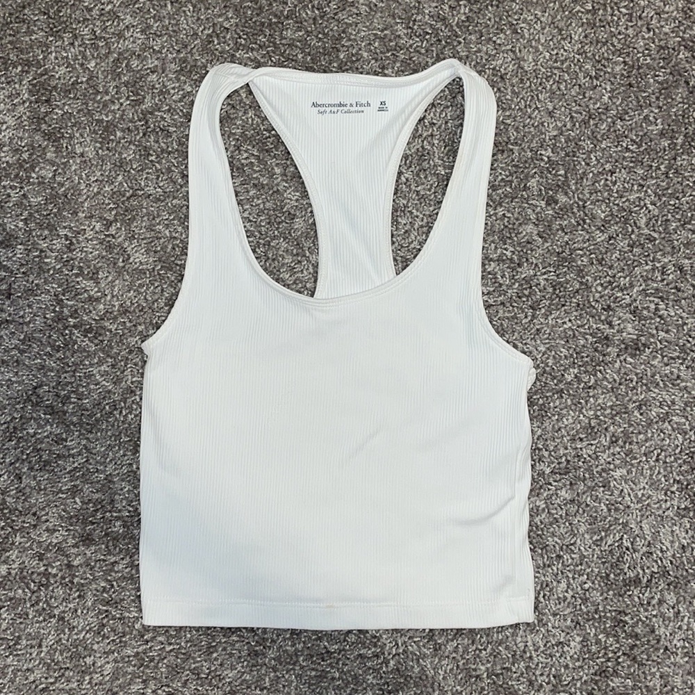 Abercrombie Seamless Ribbed Racerback Tank, XS - Picture 6 of 6